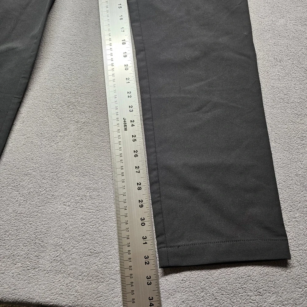 Banana Republic Performance Chino Pant Mens 32x34 Gray Golf Commuter 1557516